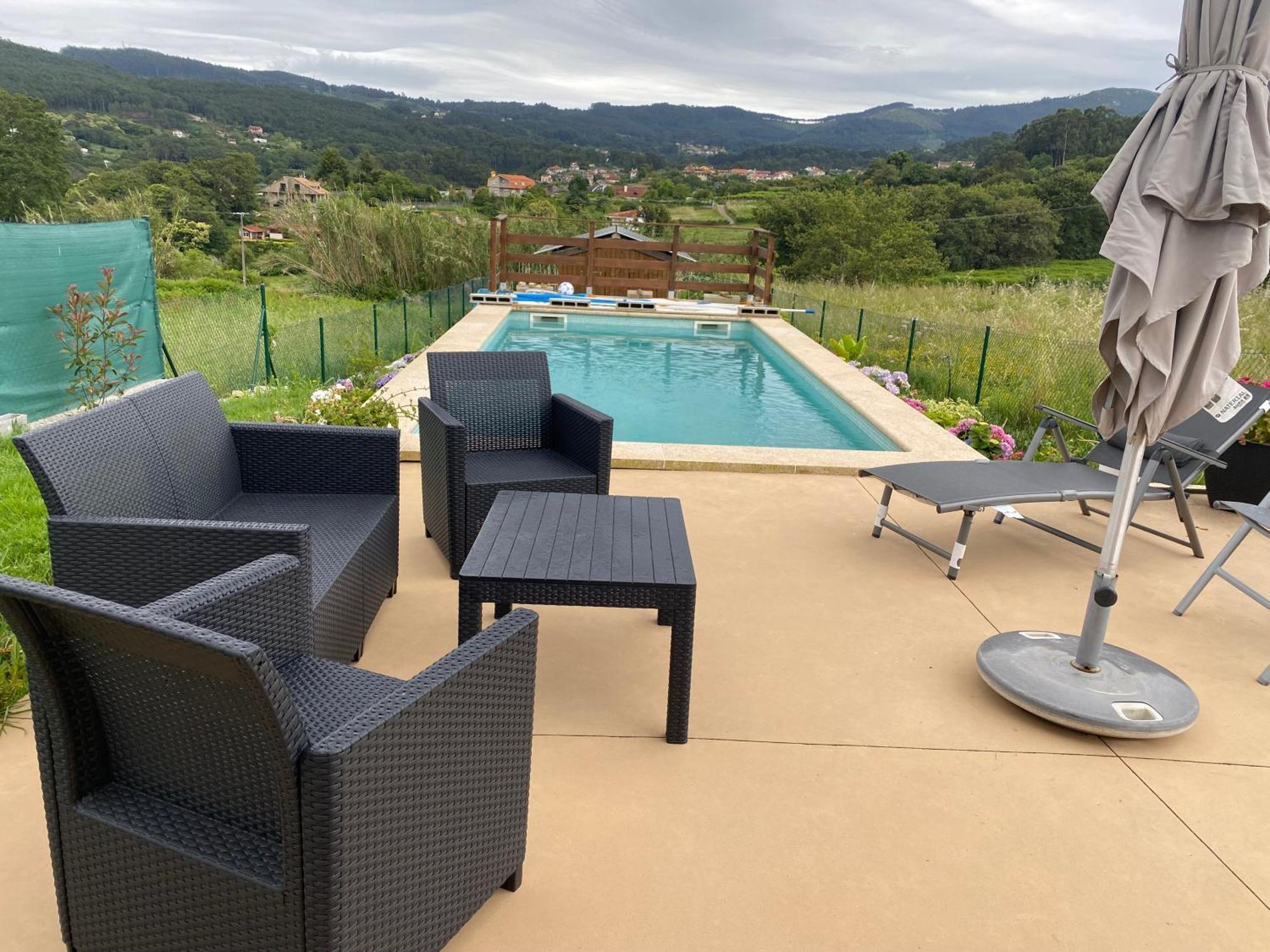 Villa Baiona Pool House Exterior foto